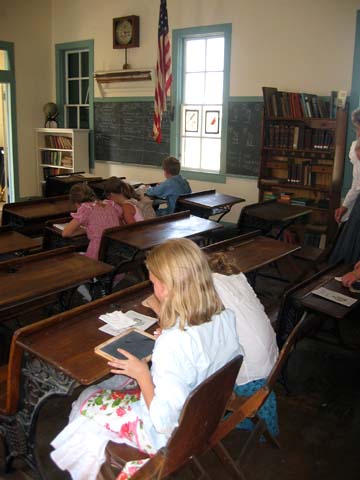 Seat work in the one-room school
